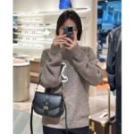 Louis Vuitton Women LV Saumur BB Black Epi Grained Cowhide Leather - Image 12