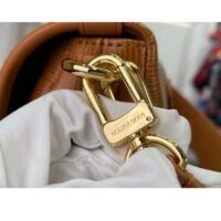 Louis Vuitton Women LV Saumur BB Safran Brown Epi Grained Cowhide Leather (8)