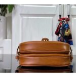 Louis Vuitton Women LV Saumur BB Safran Brown Epi Grained Cowhide Leather - immagine 5