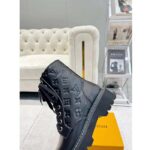 Louis Vuitton Women Territory Flat Ranger Black Monogram-Debossed Calf Leather Side Zip - Image 11