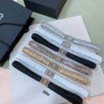 Chanel CC Women Belt Black Lambskin Gold-Tone Metal Strass – Image 8