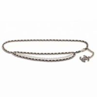 Chanel Women CC Chain Belt Lambskin Glass Pearls Gold-Tone Metal Strass Black (6)