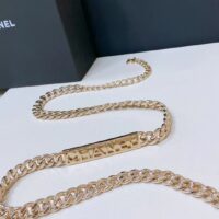 Chanel Women CC Chain Belt Metal Gold Ruthenium (4)
