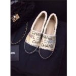 Chanel Women CC Espadrilles Colourful Chanel Logo Gold Tone Metal - Image 11