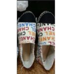 Chanel Women CC Espadrilles Colourful Chanel Logo Gold Tone Metal - Image 10