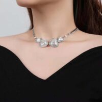 Chanel Women Choker in Metal Glass Pearls and Strass (1)