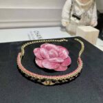 Chanel Women Choker in Metal and Calfskin – Bild 4