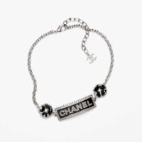 Chanel Women Choker in Metal and Glass Pearls-Black (1)