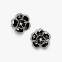 Chanel Women Clip-on Stud Earrings in Metal and Glass Pearls (1)