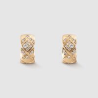 Chanel Women Coco Crush Earrings in 18K Beige Gold (1)