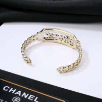 Chanel Women Cuff in Metal Glass Pearls and Strass (1)