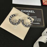 Chanel Women Hoop Earrings in Metal and Strass (1)