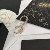 Chanel Women Hoop Earrings in Metal and Strass (1)