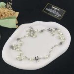 Chanel Women Long Necklace in Metal Glass Pearls and Strass - Imagen 4