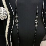 Chanel Women Long Necklace in Metal Glass Pearls and Strass - Image 6