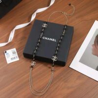 Chanel Women Long Necklace in Metal Glass Pearls and Strass (1)