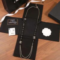 Chanel Women Long Necklace in Metal Glass Pearls and Strass (1)