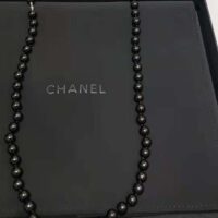 Chanel Women Long Necklace in Metal Glass Pearls and Strass (1)