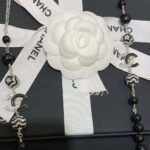 Chanel Women Long Necklace in Metal Glass Pearls and Strass - Image 5