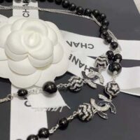 Chanel Women Long Necklace in Metal Glass Pearls and Strass (1)