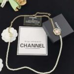 Chanel Women Long Necklace in Metal Resin Glass Pearls and Strass - immagine 4