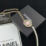 Chanel Women Long Necklace in Metal Resin Glass Pearls and Strass - immagine 6