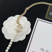 Chanel Women Long Necklace in Metal Resin Glass Pearls and Strass (1)