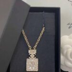 Chanel Women Long Pendant Necklace in Metal and Strass - Image 7