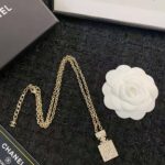 Chanel Women Long Pendant Necklace in Metal and Strass - Image 4