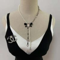 Chanel Women Necklace in Metal Glass Pearls and Strass (1)