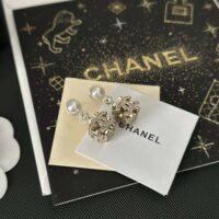 Chanel Women Pendant Earrings Metal Glass Pearls and Strass (1)