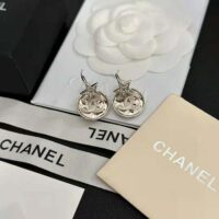 Chanel Women Pendant Earrings in Metal and Strass (1)