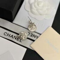 Chanel Women Pendant Earrings in Metal and Strass (1)