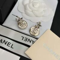 Chanel Women Pendant Earrings in Metal and Strass (1)