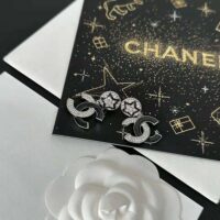 Chanel Women Pendant Earrings in Metal and Strass (1)