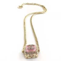 Chanel Women Pendant Necklace in Metal Resin and Strass (1)