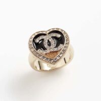 Chanel Women Ring in Metal and Strass