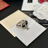 Chanel Women Ring in Metal and Strass (1)