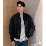 Dior Men CD Bomber Jacket Black Ottoman Cotton Blend Piped Side Pockets Ribbed Cuffs Hem - Image 11