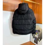 Dior Women CD Cannage Hooded Down Jacket Black Technical Fabric Drawstring Ribbed Cuffs - immagine 3