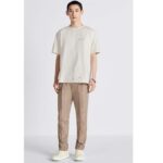 Dior Men CD Christian Dior Couture Relaxed Fit T-Shirt White Ribbed Crew Neck Organic Cotton - immagine 10