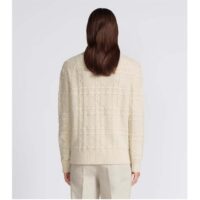 Dior Men CD Dior Icons Sweater White Cashmere Knit (9)