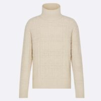 Dior Men CD Dior Icons Sweater White Cashmere Knit (9)