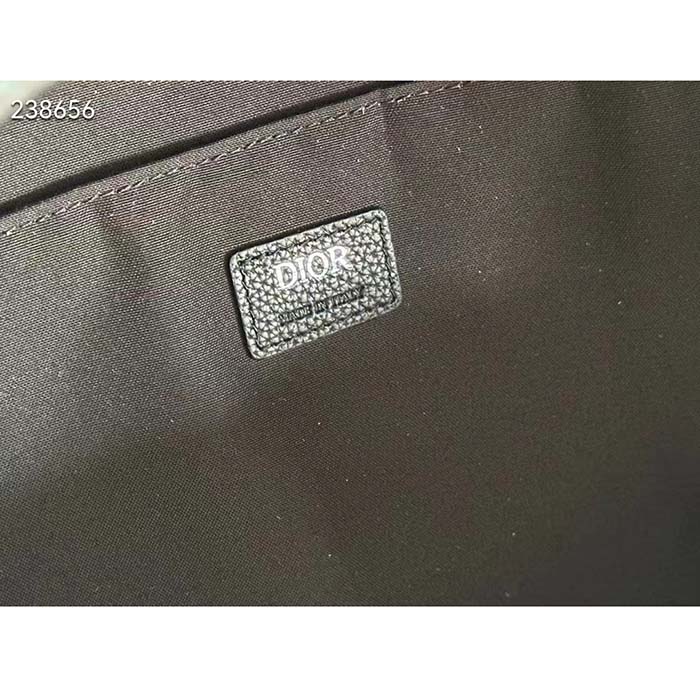 Dior Unisex CD Dior 8 Backpack Beige Black Dior Oblique Jacquard