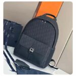 Dior Unisex CD Dior 8 Backpack Black Dior Oblique Jacquard - Image 2