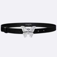 Dior Unisex CD Dior Métamorphose Belt Black Ultrasmooth Calfskin 20 MM Width (15)