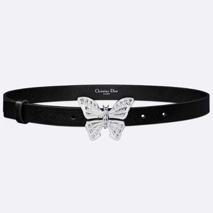 Dior Unisex CD Dior Métamorphose Belt Black Ultrasmooth Calfskin 20 MM Width