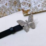 Dior Unisex CD Dior Métamorphose Belt Black Ultrasmooth Calfskin 20 MM Width - Bild 6