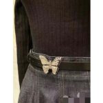 Dior Unisex CD Dior Métamorphose Belt Black Ultrasmooth Calfskin 20 MM Width - Bild 14