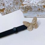 Dior Unisex CD Dior Métamorphose Belt Black Ultrasmooth Calfskin Leather 20 MM Width - Image 7